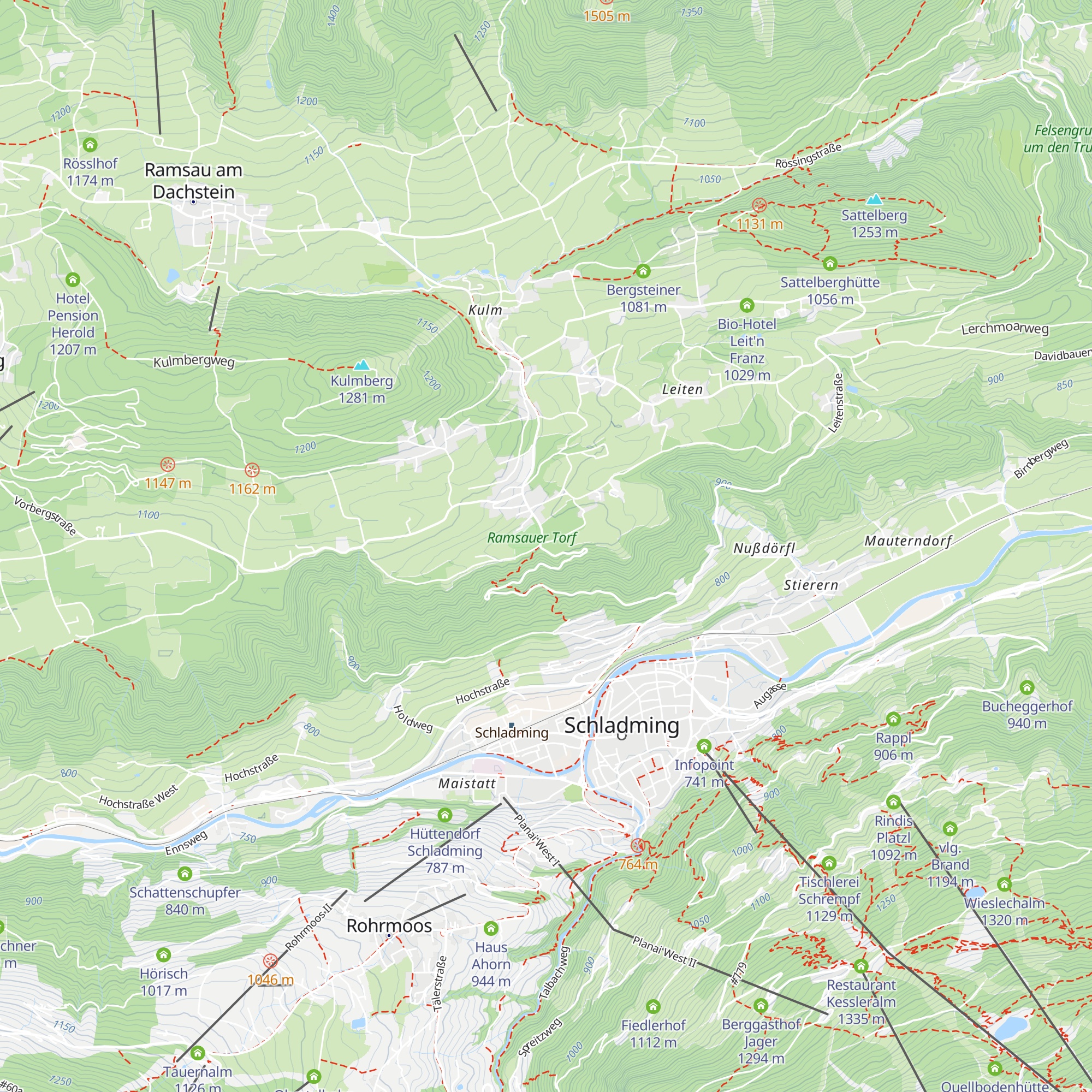 Gasthof Pension Adlerhorst map