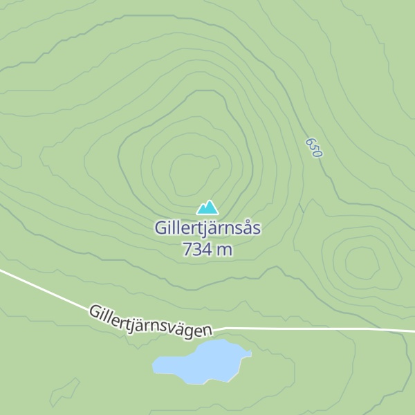 Map of Gillertjärnsås