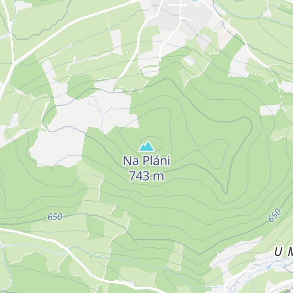 Map of Na Pláni