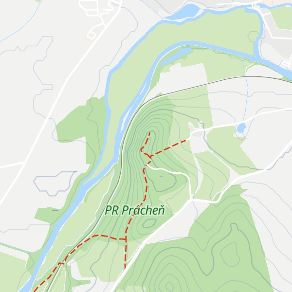 Map of Prácheň