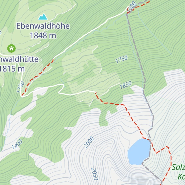 Map of Laußnitzeralm