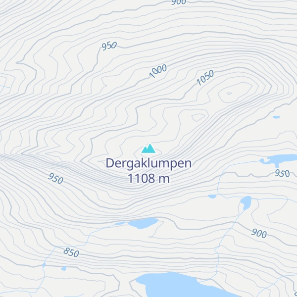 Map of Dergaklumpen