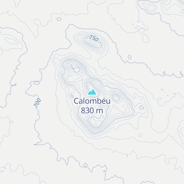 Map of Calombéu