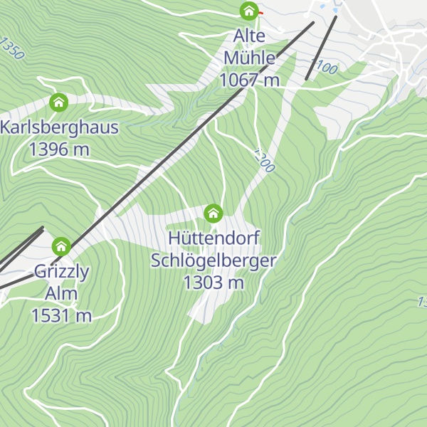 Map of Hüttendorf Schlögelberger
