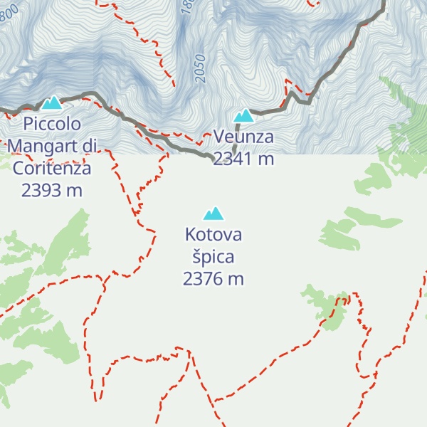 Map of Kotova špica