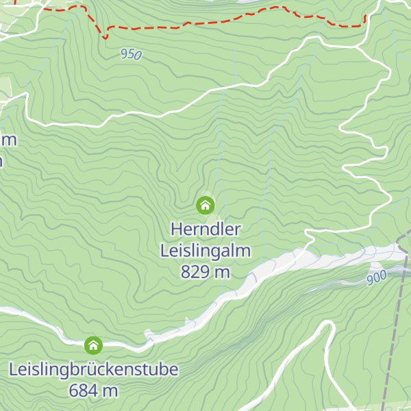 Map of Herndler Leislingalm