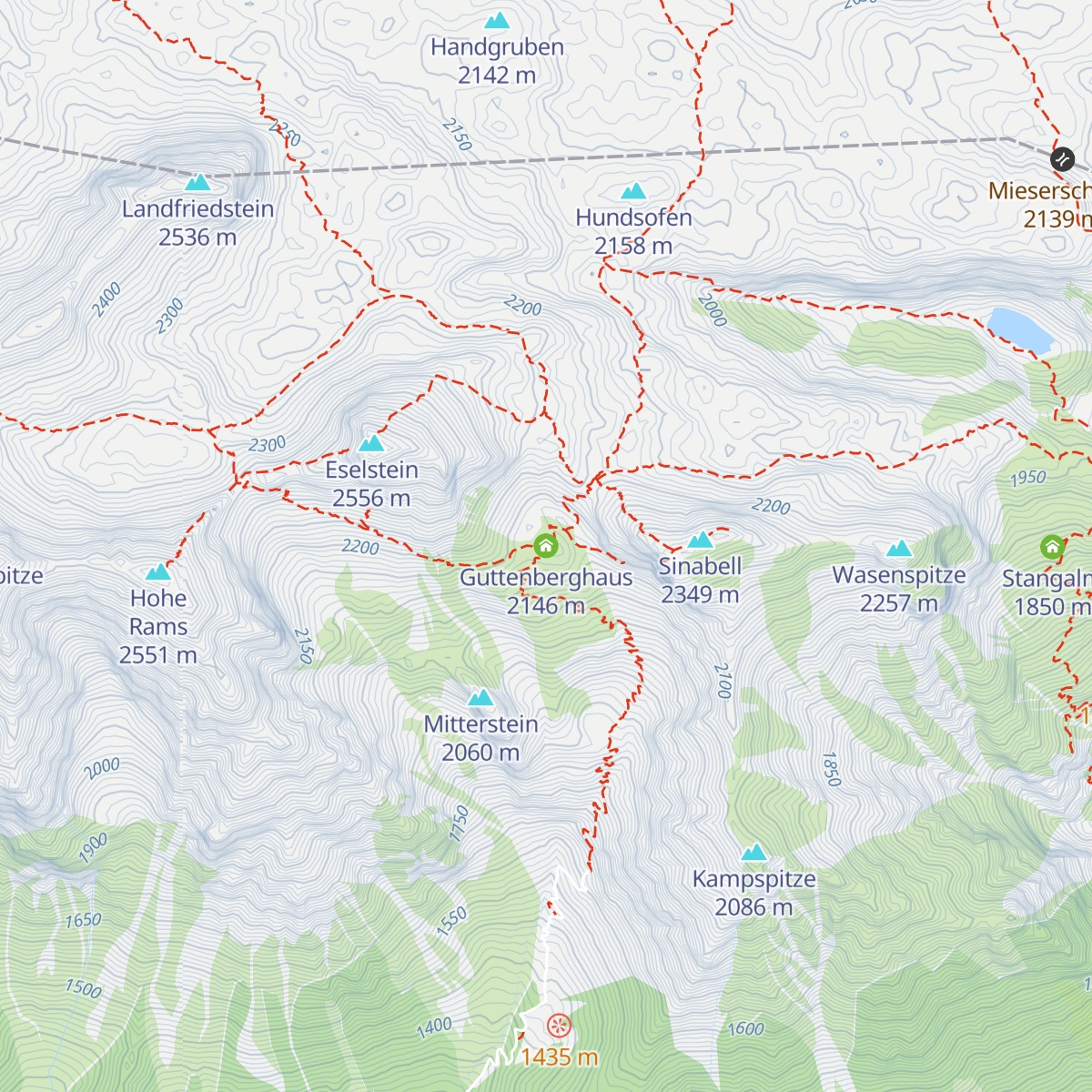 Guttenberghaus map