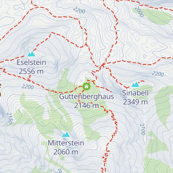 Map of Guttenberghaus