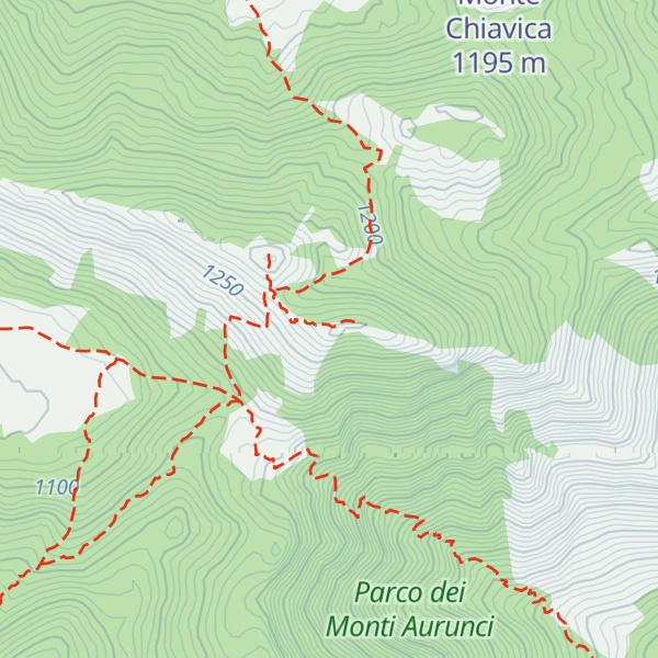 Map of Monte Forte SE