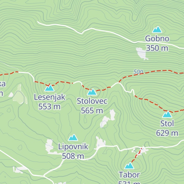 Map of Stolovec