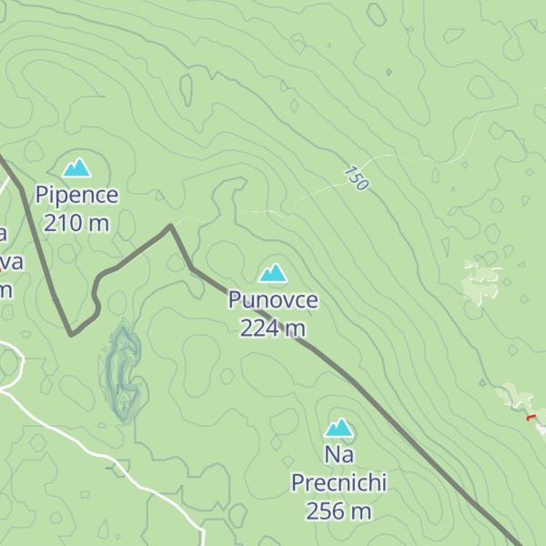 Map of Punovce