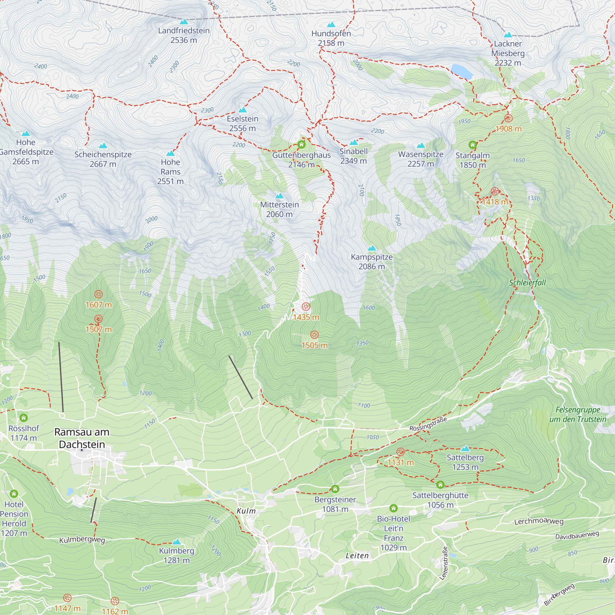 Lärchbodenalm map