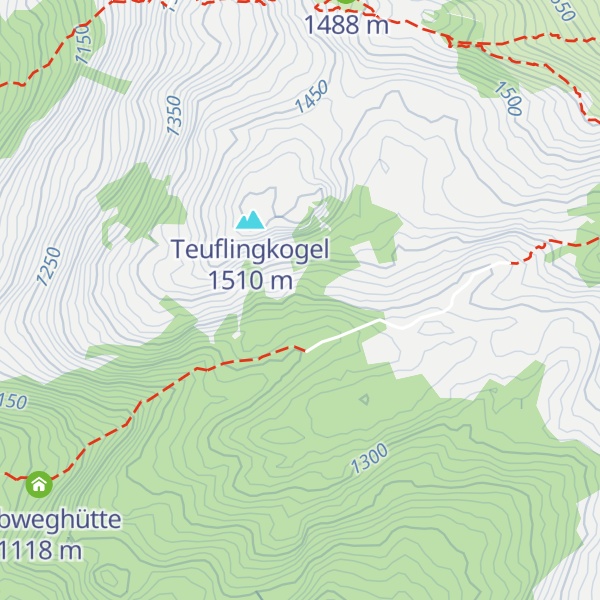 Map of Bärenmoosjagdhütte