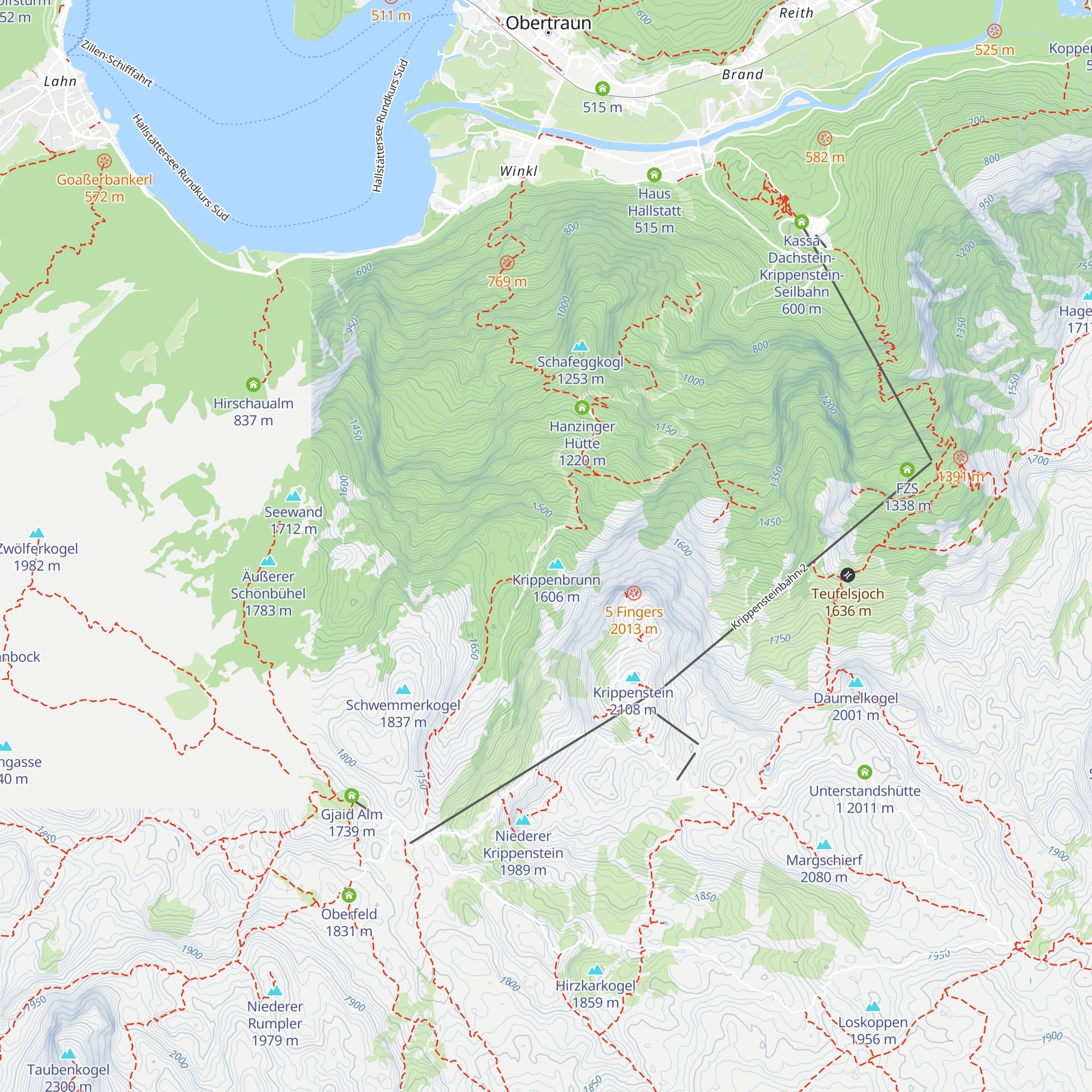 Olympiahütte map