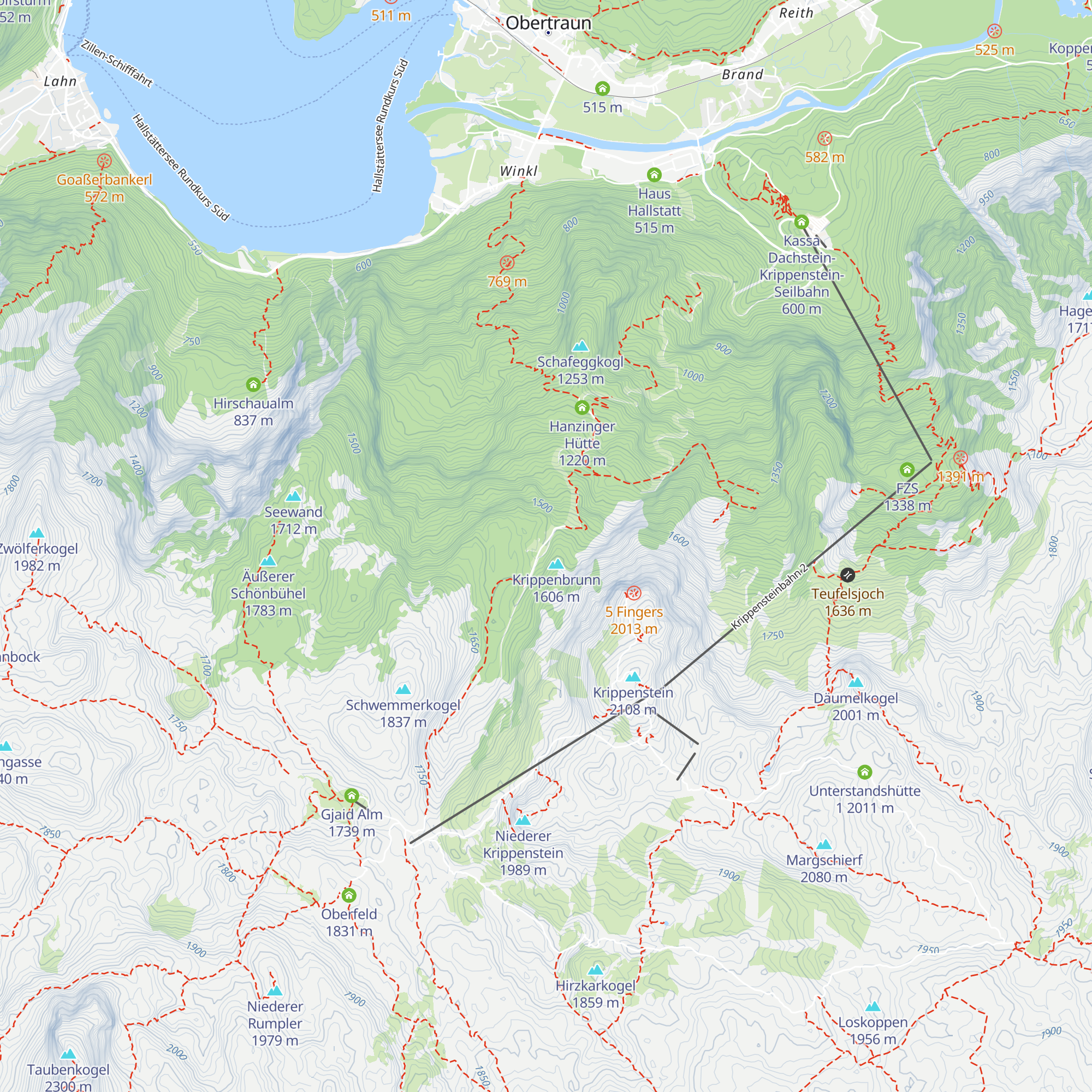 Olympiahütte map