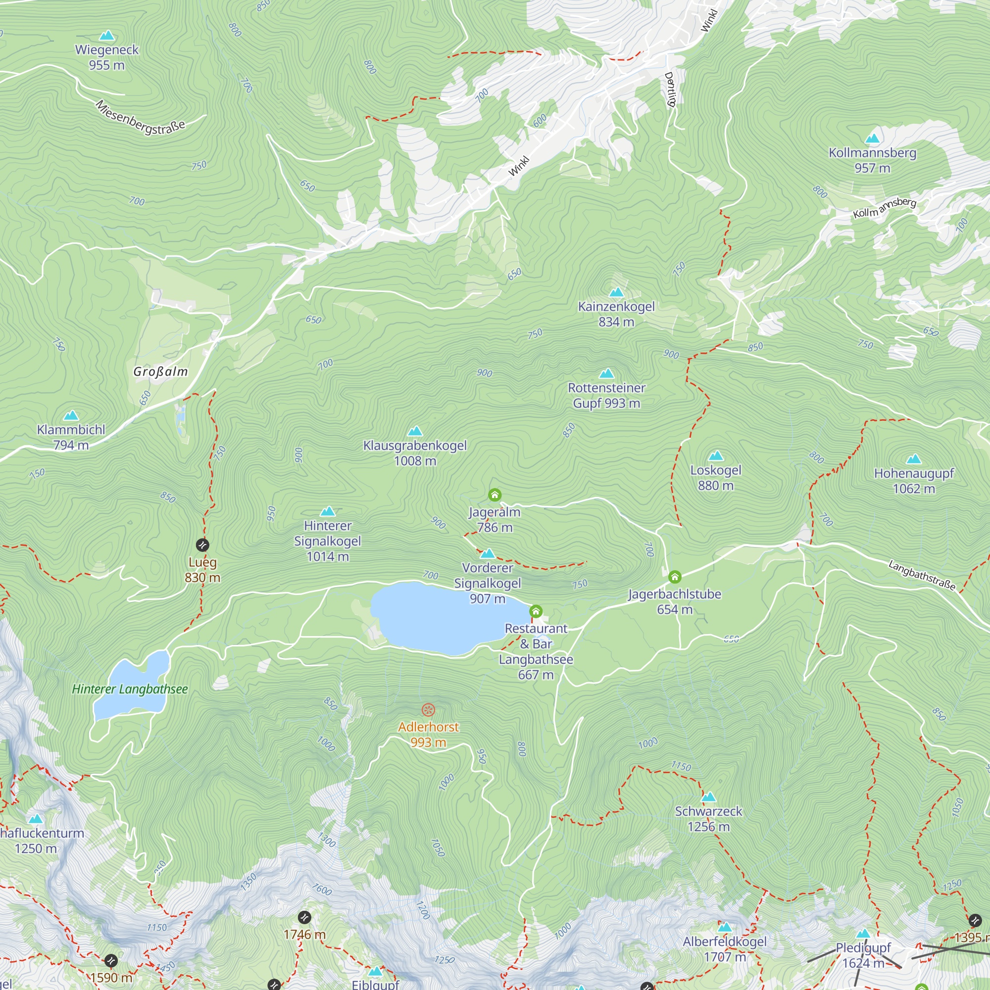 Jageralm map