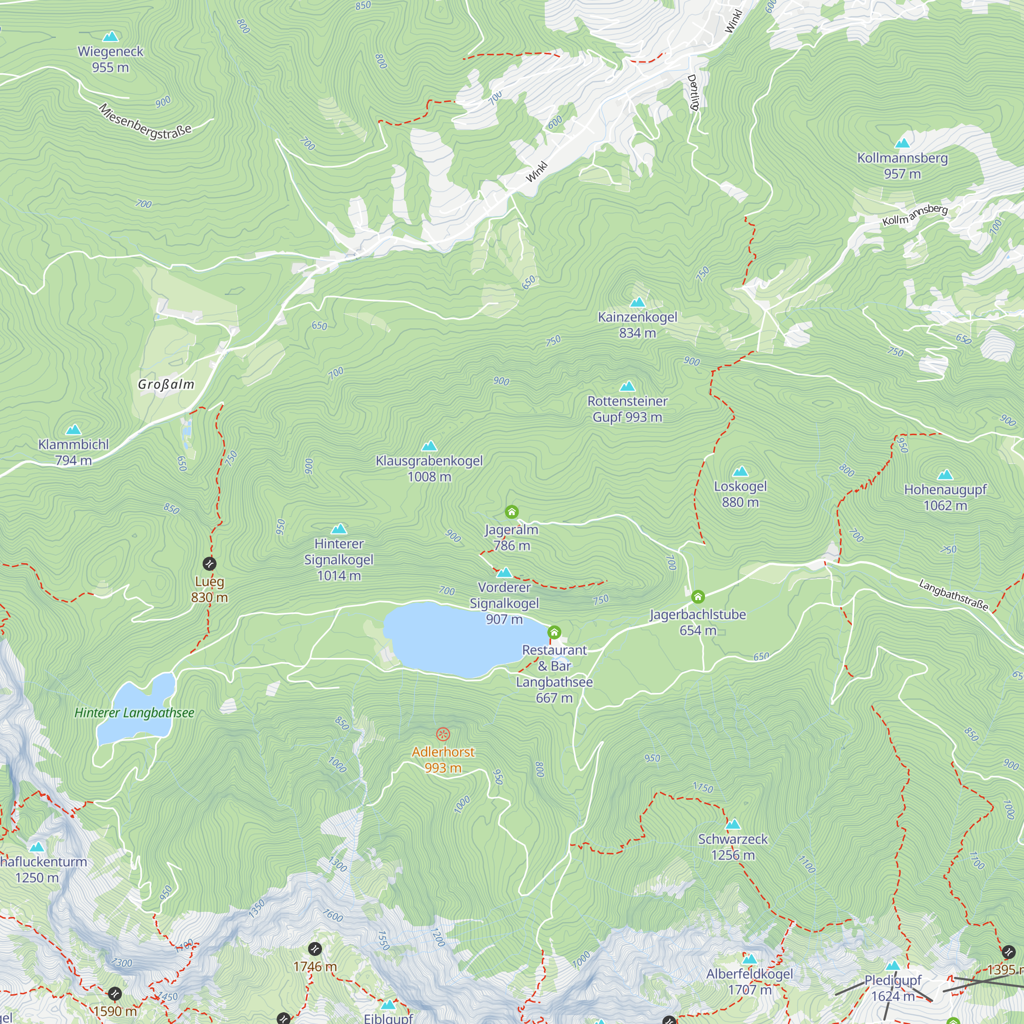 Jageralm map