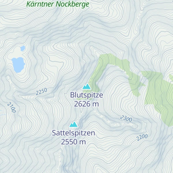 Map of Blutspitze