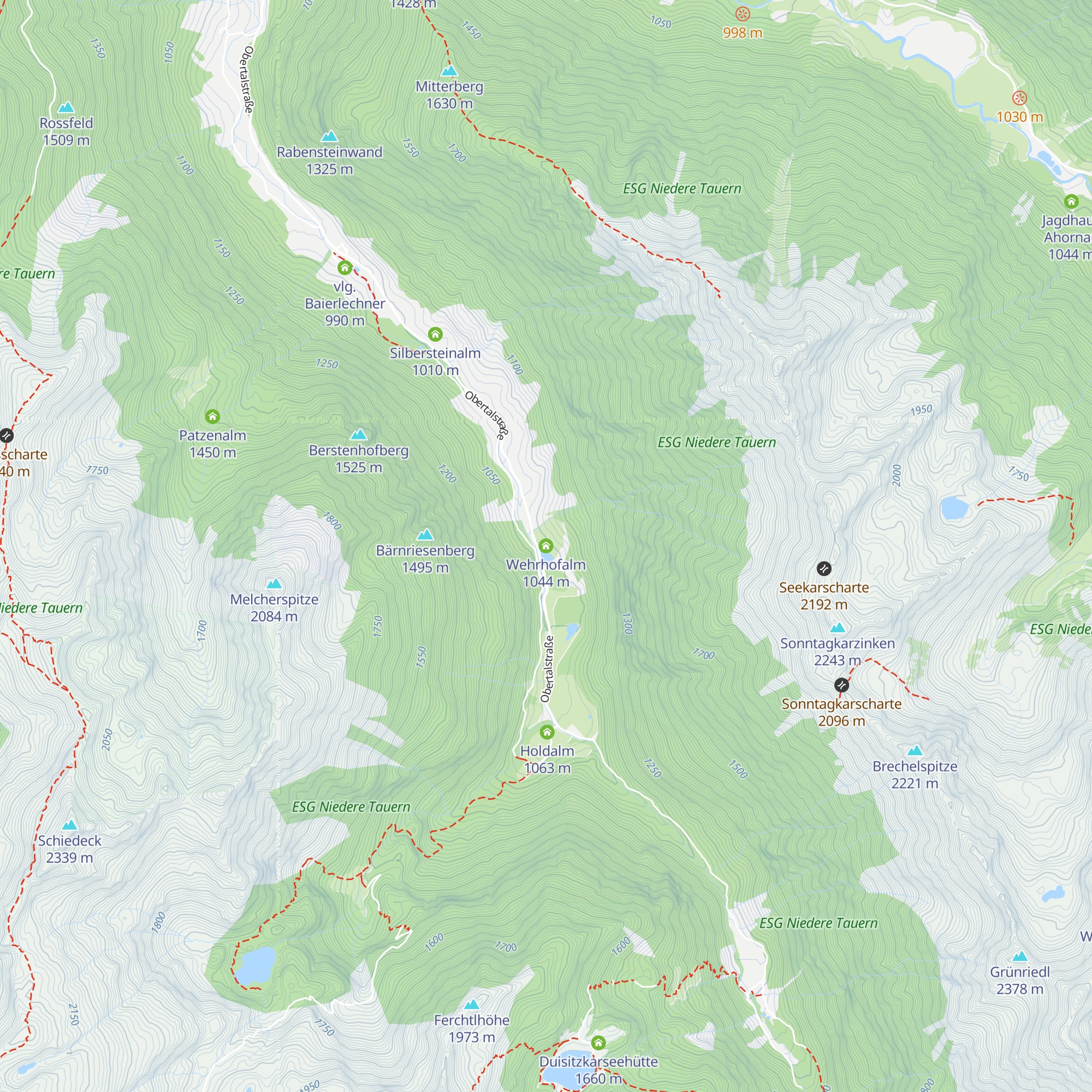 Wehrhofalm map