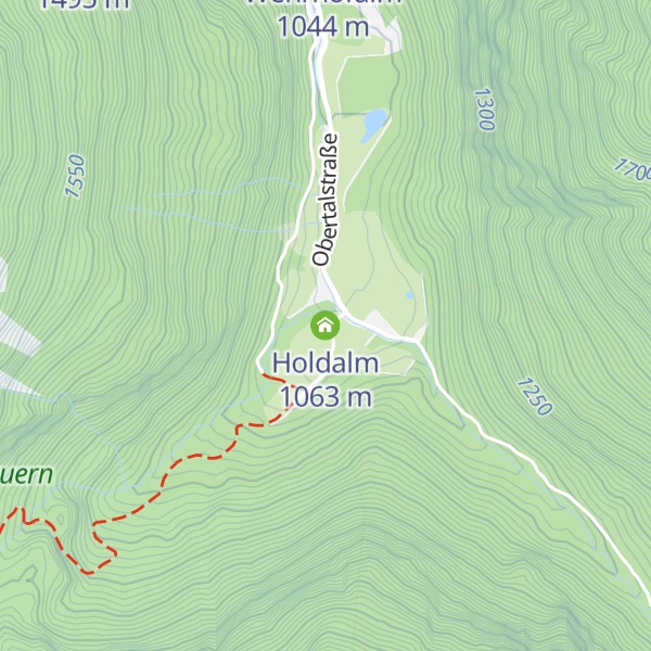 Map of Holdalm