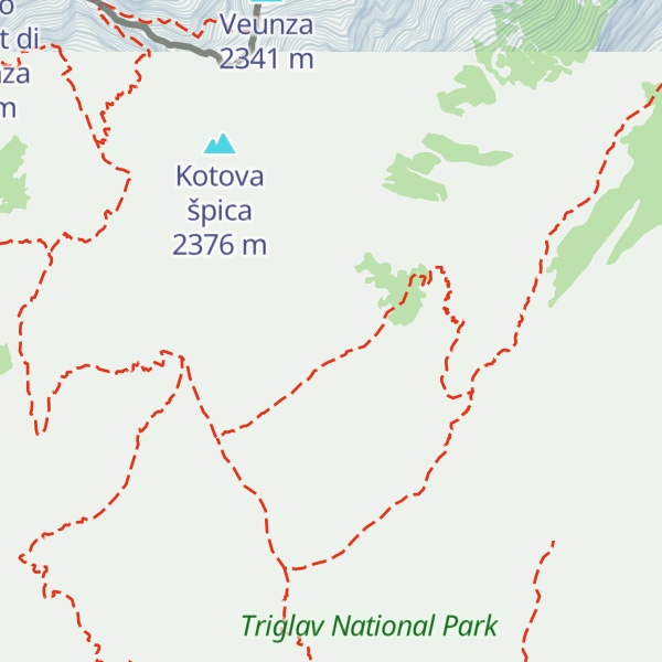Map of Bivak na Kotovem sedlu