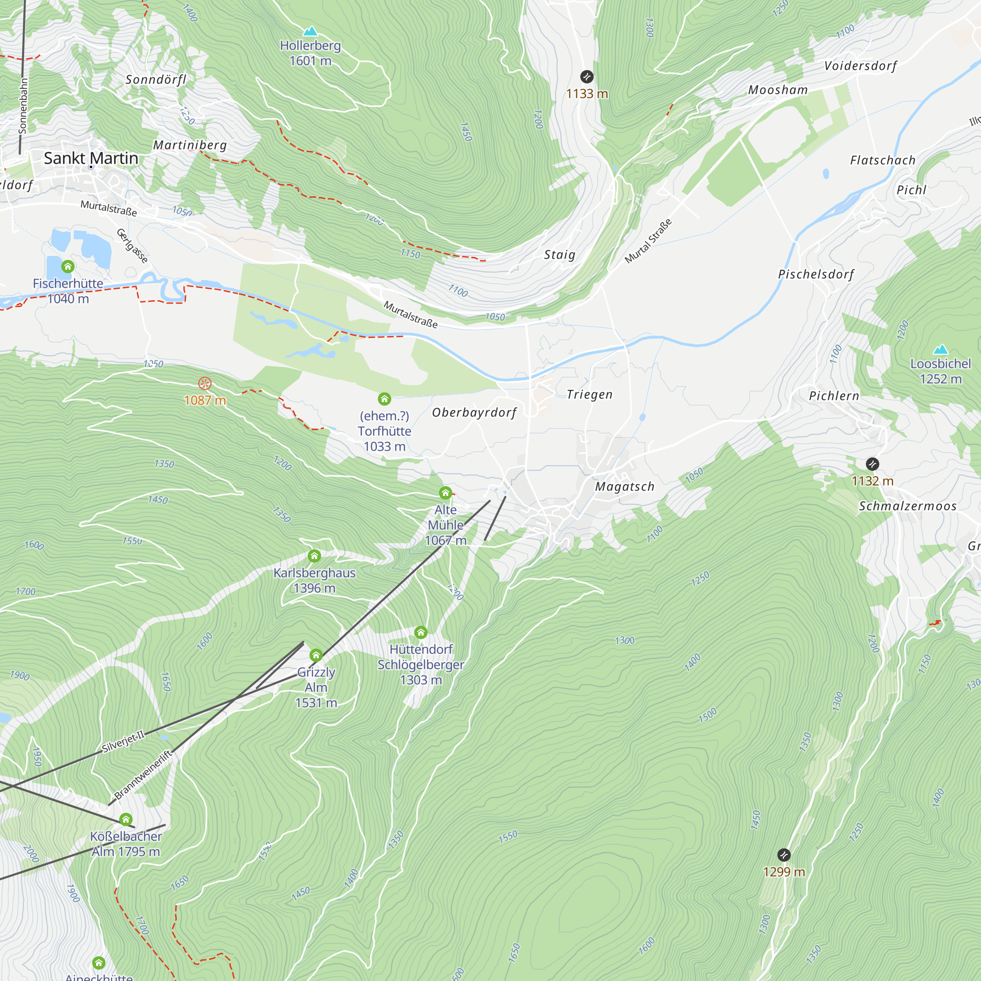 Restaurant Zum Grizzly map