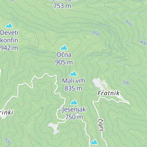Map of Mali vrh