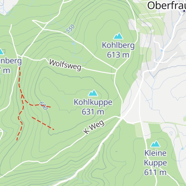 Map of Kohlkuppe
