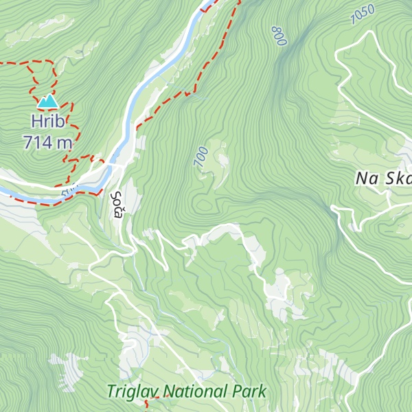 Map of Vršič