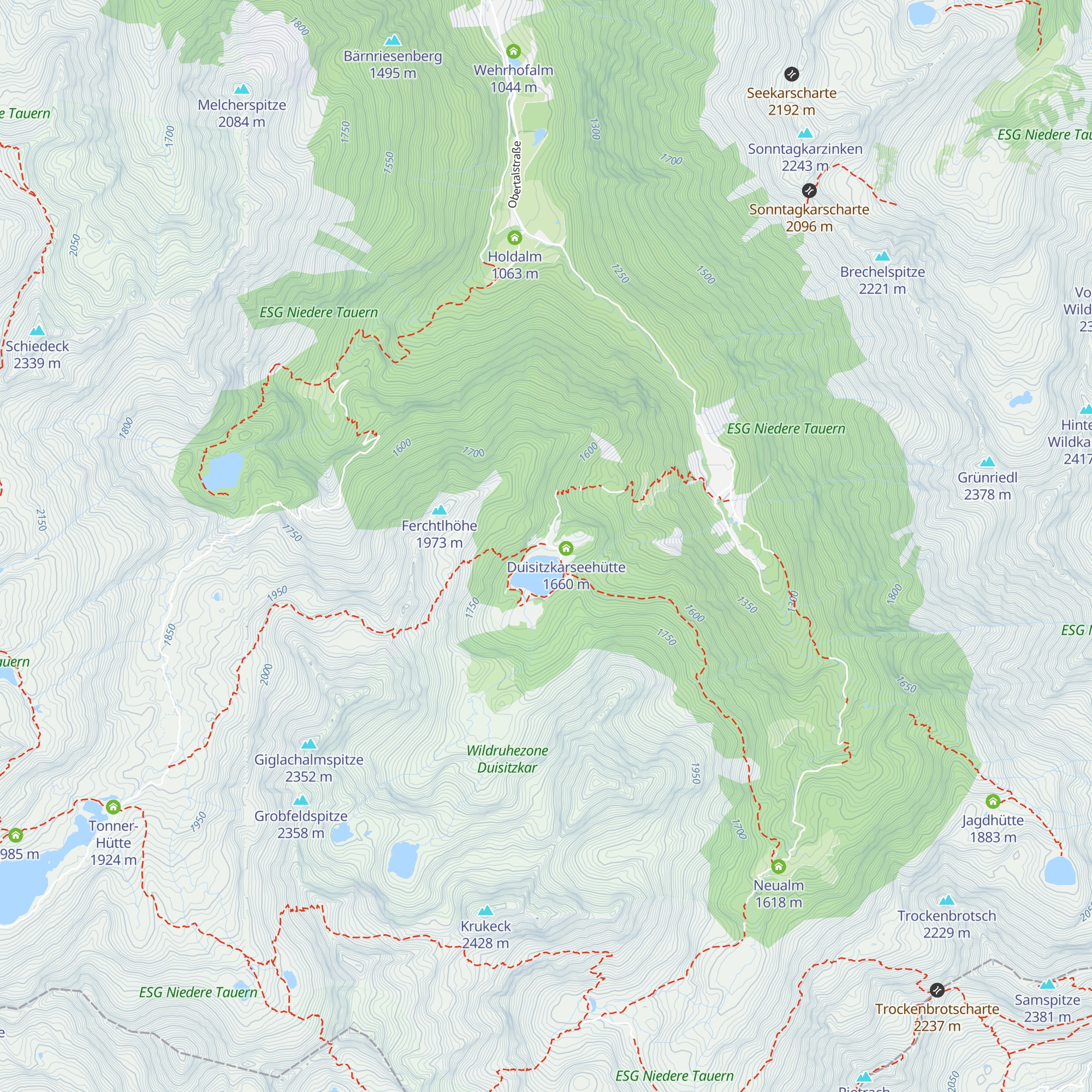 Abelhütte map