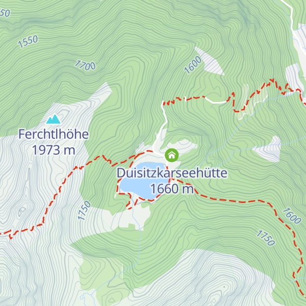 Map of Abelhütte