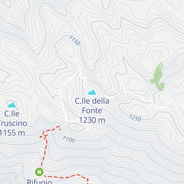 Map of C.lle della Fonte