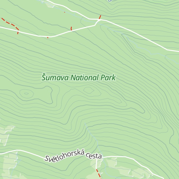 Map of Lískový vrch