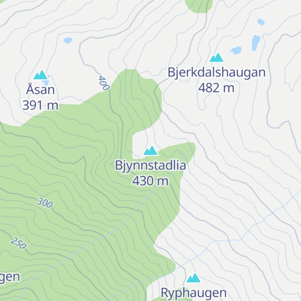 Map of Bjynnstadlia