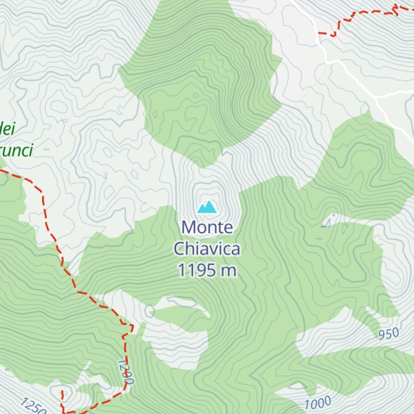 Map of Monte Chiavica