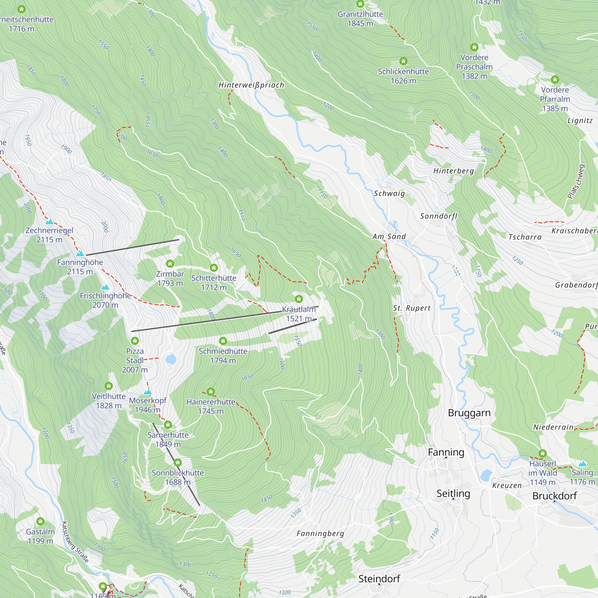 Kräutlalm map