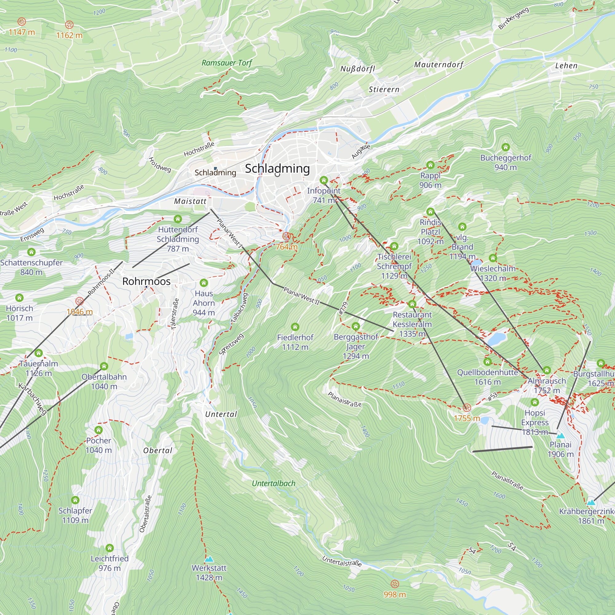 Einstellhalle map