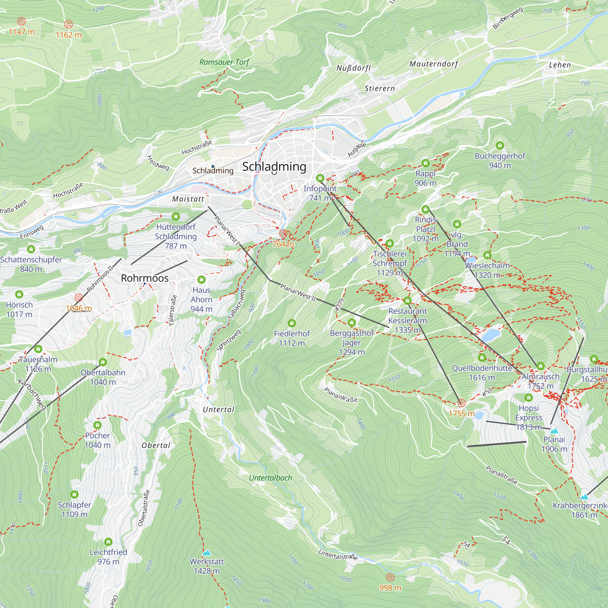 Einstellhalle map