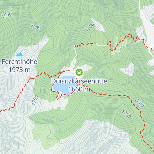 Map of Fahrlechhütte