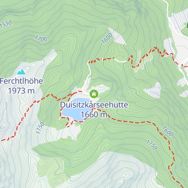 Map of Duisitzkarseehütte