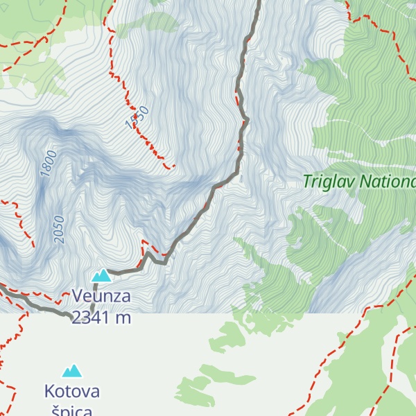 Map of Strugove špice
