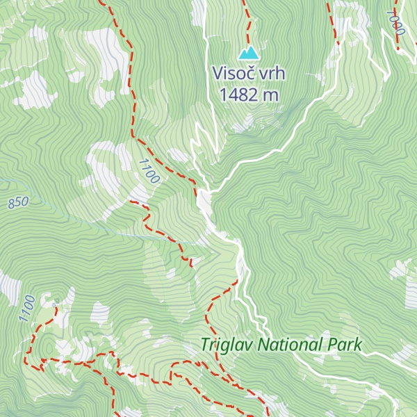 Map of Lovska koča (Gorenji Pretovč)