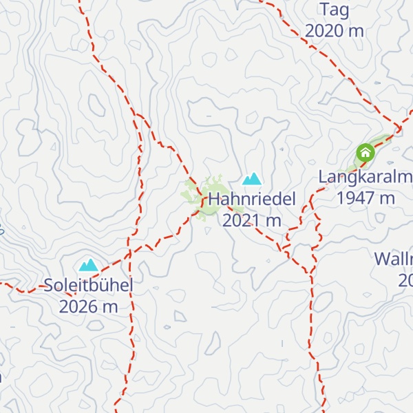 Map of Modereckhütte