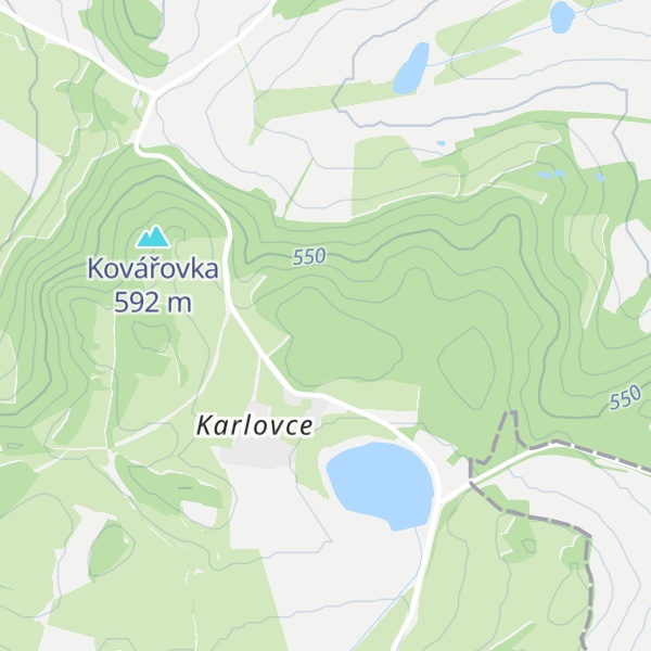 Map of Karlovecký hřbet [Hejná]