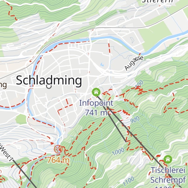 Map of Okema Steffl-Bäck