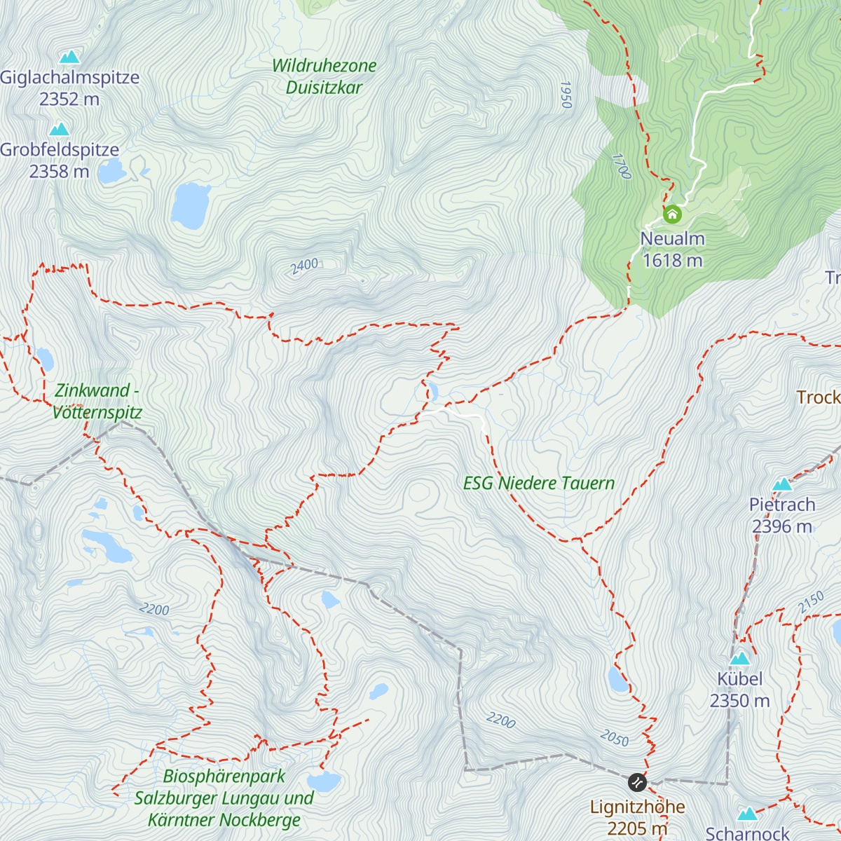 Keinprechthütte map