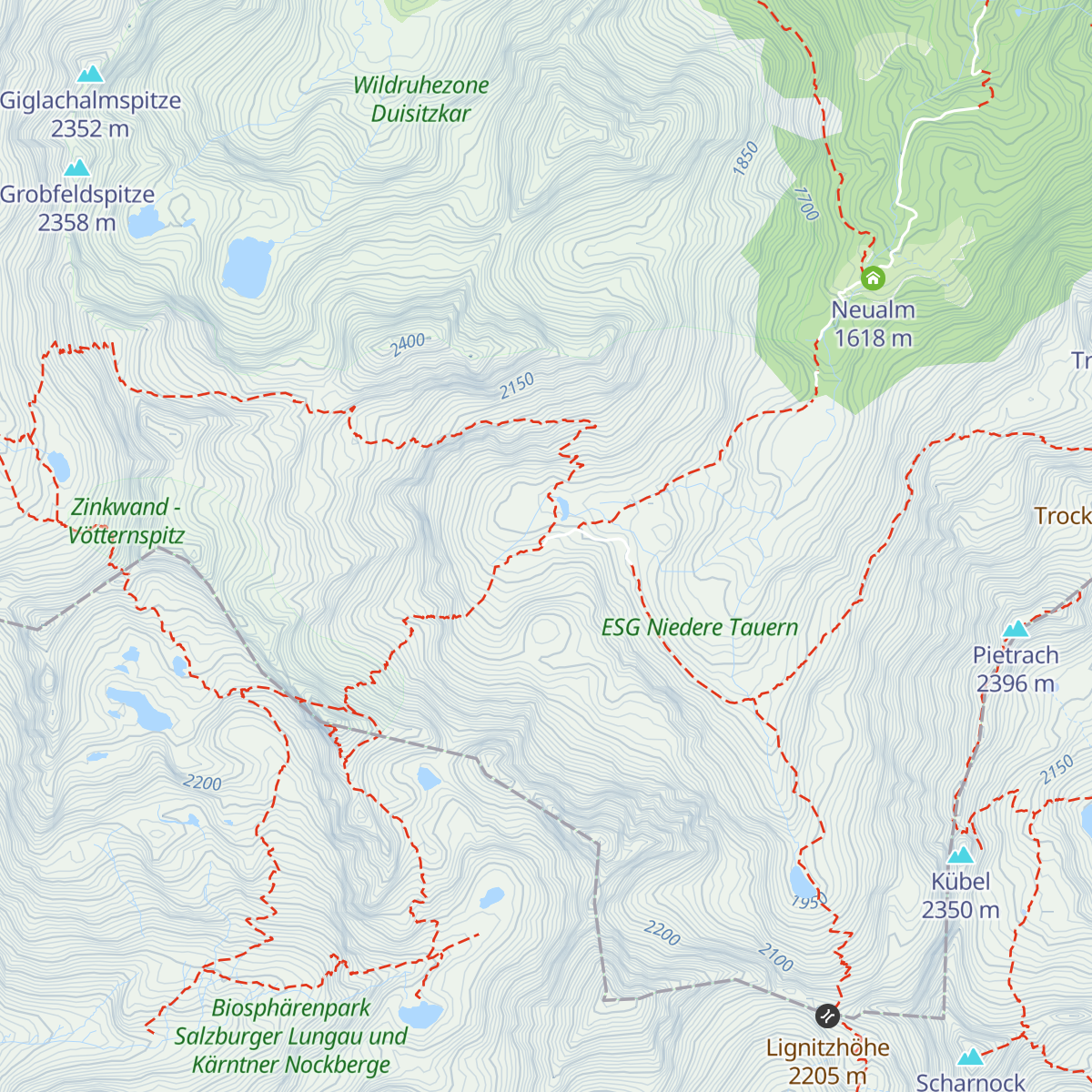 Keinprechthütte map