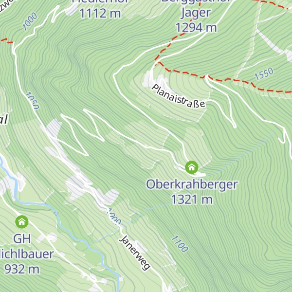 Map of Vorderkrahberger