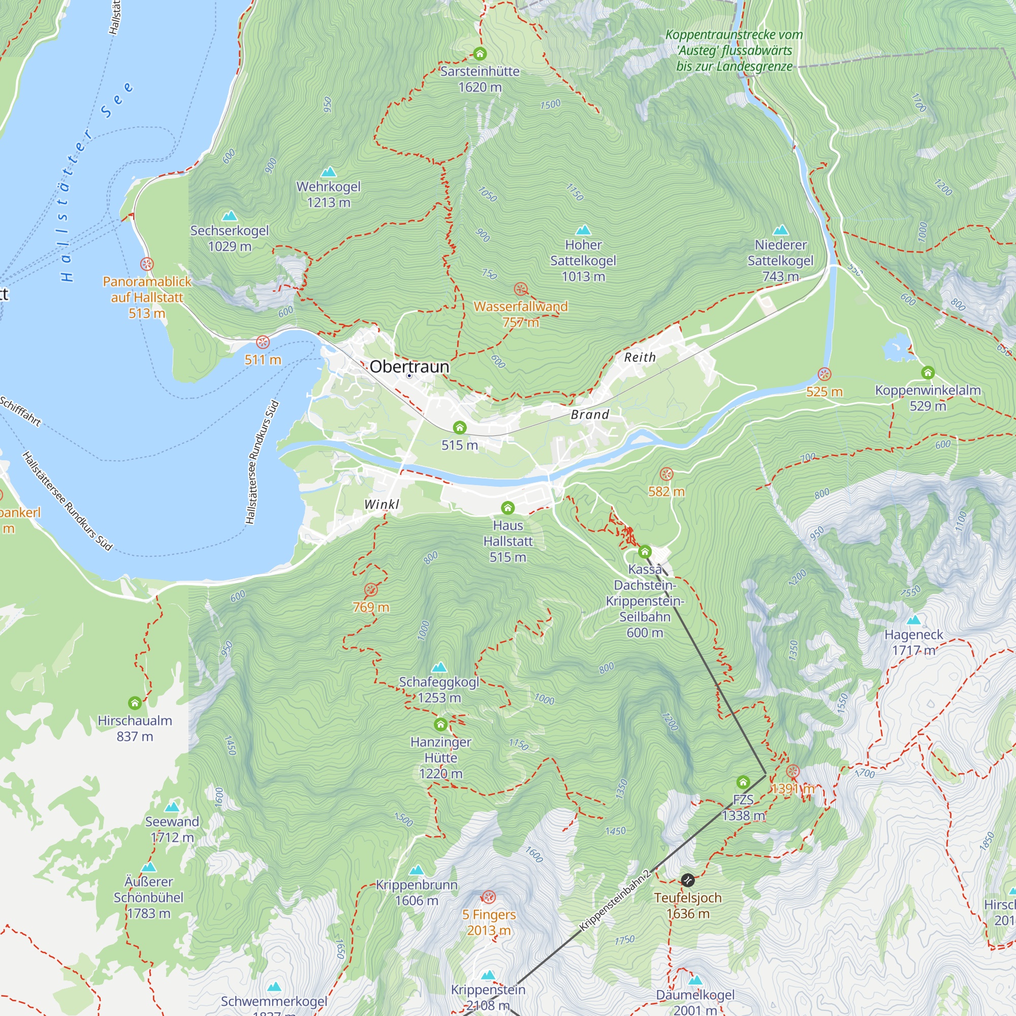 Haus Hallstatt map