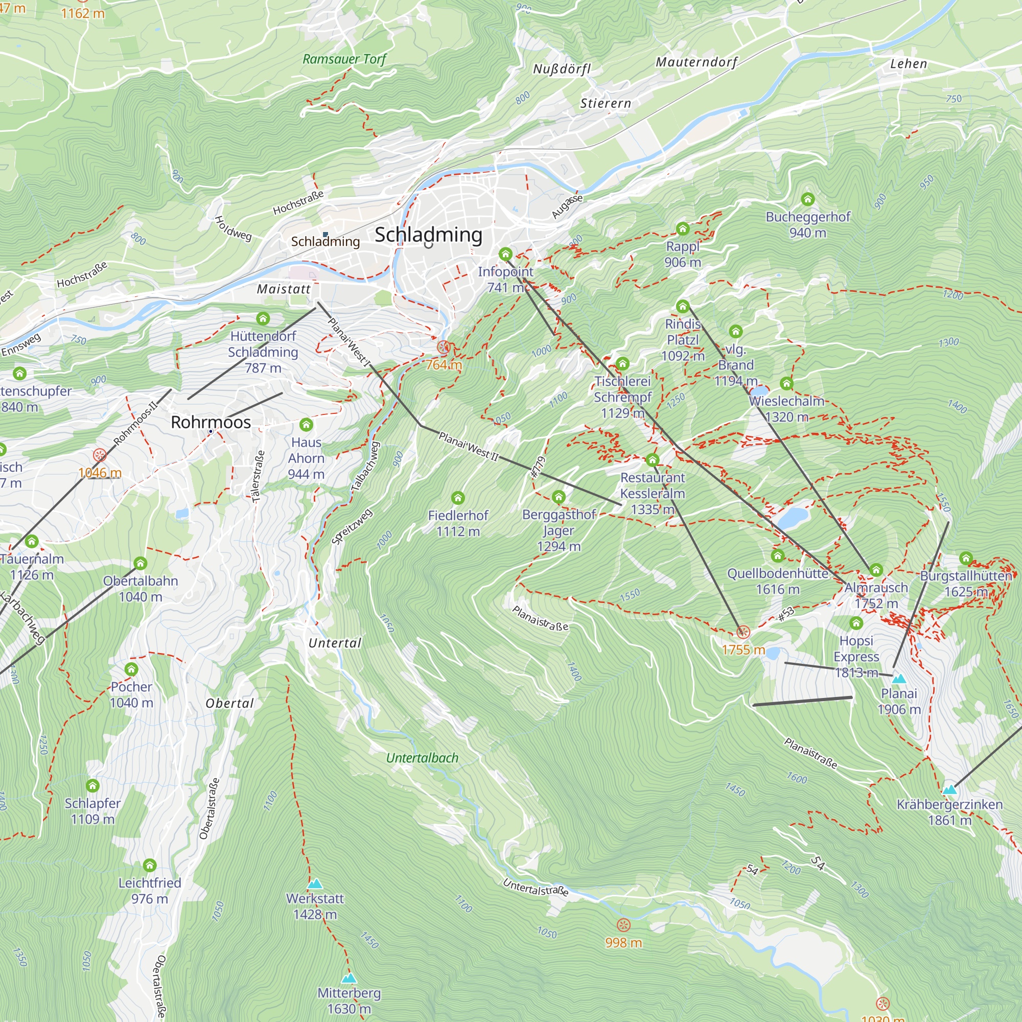 Beraller map